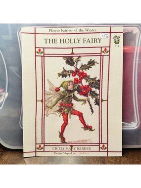 The Holly Fairy Cross Stitch Pattern By Cicely Mary Barker Winter Design